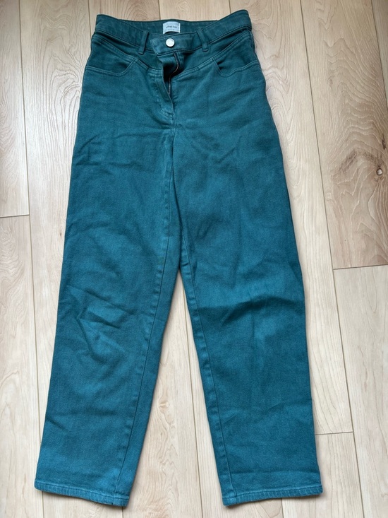 Wilfred Denim - Wilfred Teal High-Rise Straight Jeans